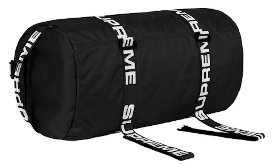 NEW Supreme Duffle Bag Black (SS18) Large | eBay