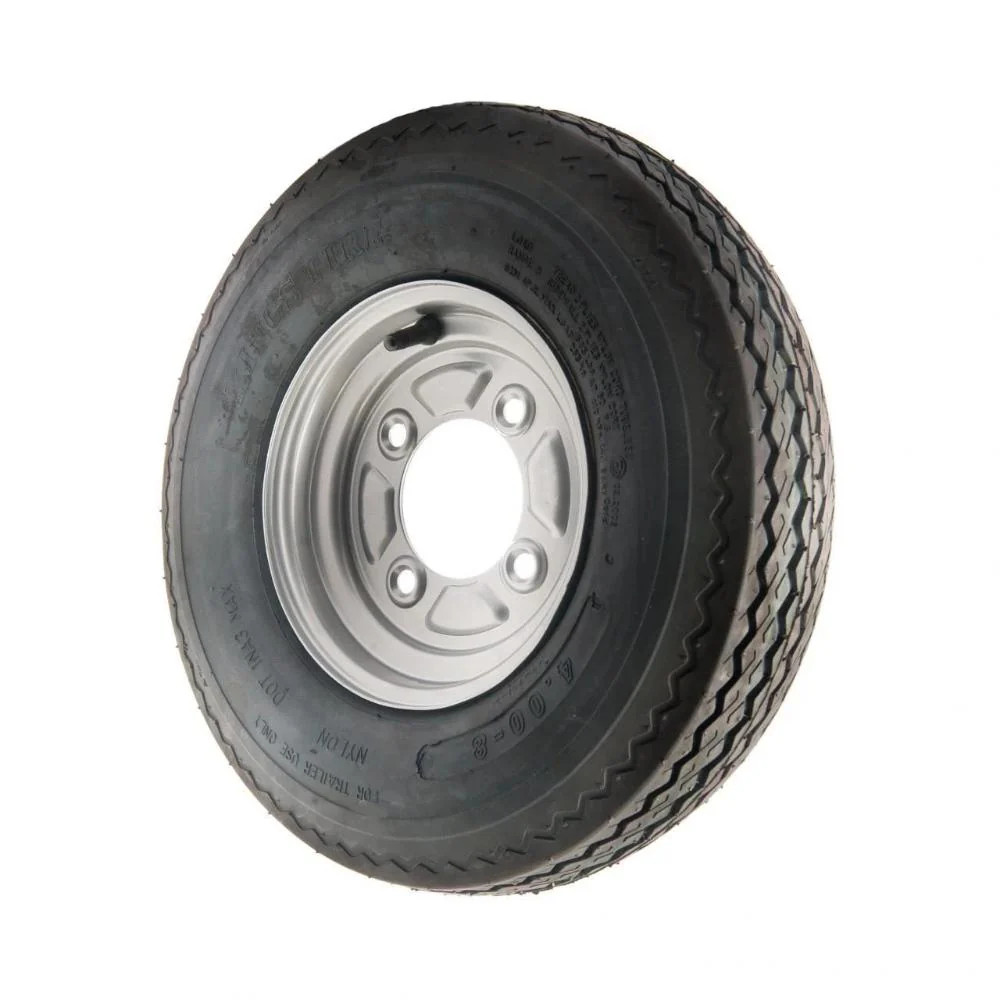 Trailer Wheel 8"" 4.80/4.00 x 8 4 Stud 115mm PCD 6 Ply