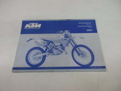 KTM 125 SX 200 MXC Ersatzteilkatalog Fahrgestell Handbuch spare parts 3.208.14