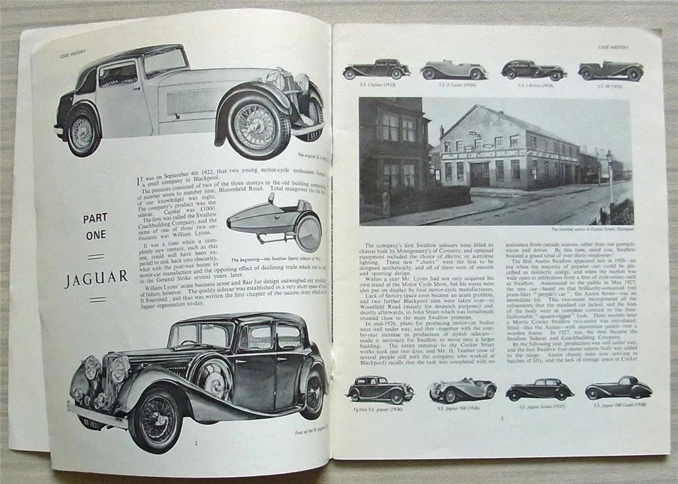 JAGUAR CASE HISTORY Publicity Brochure to 1964 Daimler Guy Lanchester - Image 2 of 4