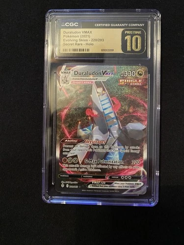 Pokémon TCG Duraludon VMAX 220/203 Evolving Skies Ultra Rare Card