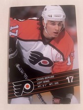 Craig Berube Hand Signed Autograph Auto Philadelphia Flyers Team Postcard