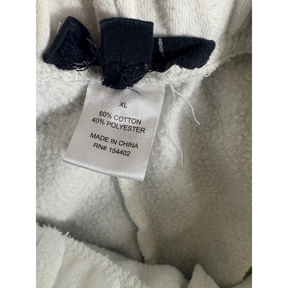 Pantalones deportivos blancos Vinyl Icon XL con parches divertidos BFF Love Los Angeles Rodeo Foto 4 de 4