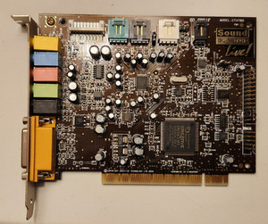 Creative Sound Blaster Live! CT4780 PCI Sound Card with CD