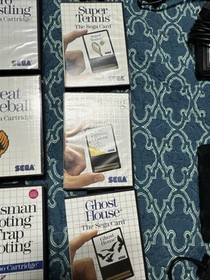 Lot Of 14 Sega Master System Games sms Vintage Bundle VideoGame manual included 