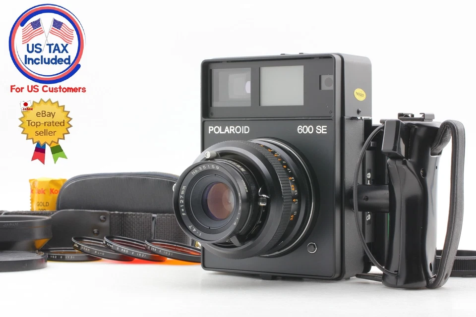 Lente Mamiya 127 mm f4,7 cámara instantánea Polaroid 600SE CLA'd/casi como nueva/de JAPÓN Foto 2 de 4