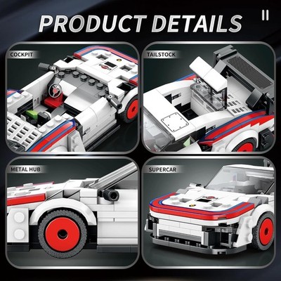 MOC LEGO Car: Reobrix 792 Porsche 935 Building Blocks Set (346 Pcs
