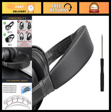 Headband Cover for Bose QuietComfort 15/2 Headphones, Replacement Pad - Black