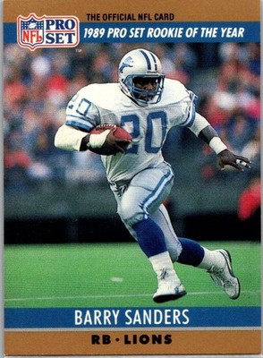 1990 Pro Set #1 Barry Sanders