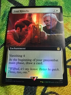 EXTENDED FOIL Four Knocks - Doctor Who - NM - Magic: The Gathering - MTG