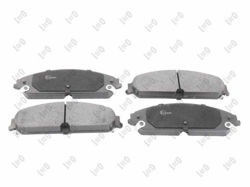 ABAKUS Disc Brake Pad Set 231-01-338 For Chrysler Lancia Reinforced