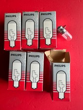 NEW PKG OF 6 PHILIPS PROJECTOR LAMP BULB 7253C P30S 4V 0,75A BR5 NOS