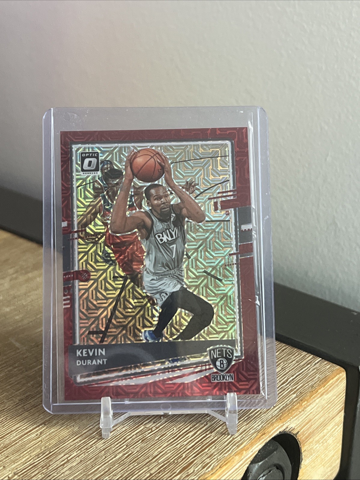 2020-21 Panini Donruss Optic - Kevin Durant #136 Choice Red Prizm /88