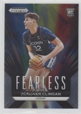 2024-25 Panini Prizm Draft Picks Fearless Donovan Clingan #23 1gl7