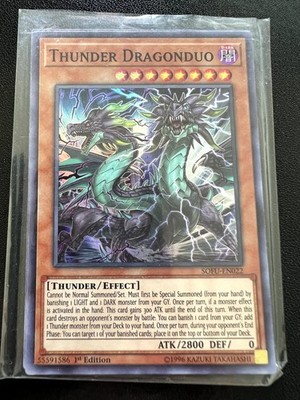Thunder Dragonduo Super Rare Soul Fusion 1st Edition SOFU-EN022 NM