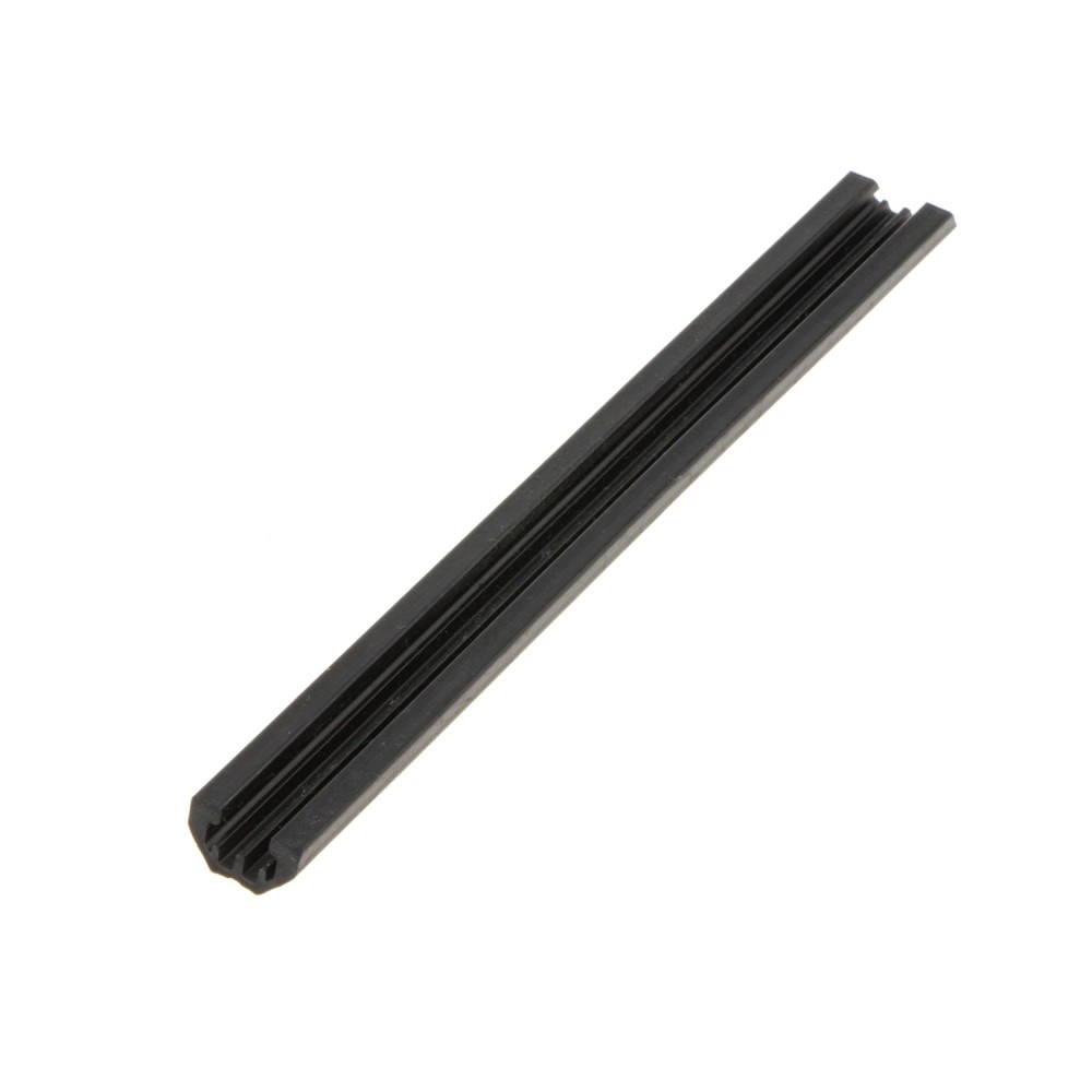 1x Lego Rubber Buffer 2x18 Black Bumper Ends Angled Bumper 48202