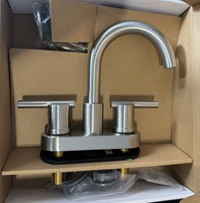 Seasons Westwind Widespread Two Handle Bath Faucet, With Pop Up,Brushed Nickel
