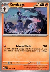 Ceruledge 020/094 Uncommon Phantasmal Flames Pokemon TCG