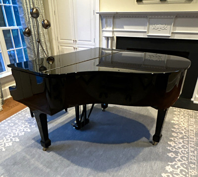 Bechstein Grand Piano 88-Key 3-Pedal Black Ebony Finish, 88 Keys