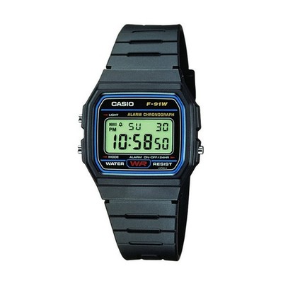 Casio Collection F-91W-1YEG unisex watch
