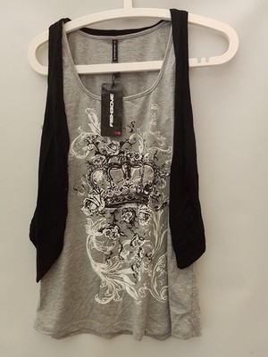 Neues Fishbone Tanktop Lagenlook Gr. M