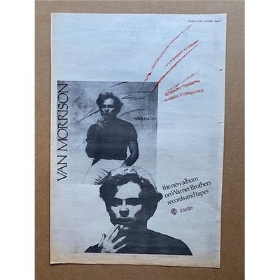 VAN MORRISON WAVELENGTH POSTER SIZED original music press advert from 1978 - pri