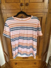 Women’s Mod Boutique Striped T Shirt-Size Small