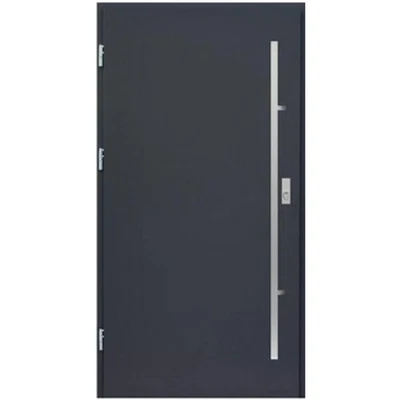 Porte d'entrée d'appartement Stratus à économie d'énergie porte en acier... - Photo 1/4