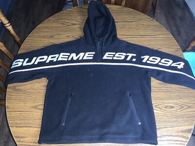 supreme full stripe hoodie