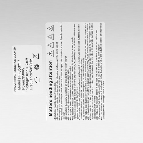 Commercial Induction Cooktop Induction Portable Induction Cooktop W/ LED Display - Picture 13 of 14