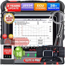 2024 Autel MaxiSys Elite II Pro J2534 Programming Tool Full Diagnostic Scanner