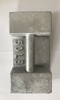 #ad #ad 50LB CAST IRON CALIBRATION WEIGHT $120.00