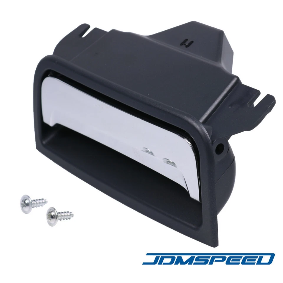 Chrome Center Console Armrest Latch Handle Plate for Chevrolet GMC 2014-2020 - Image 2 of 4