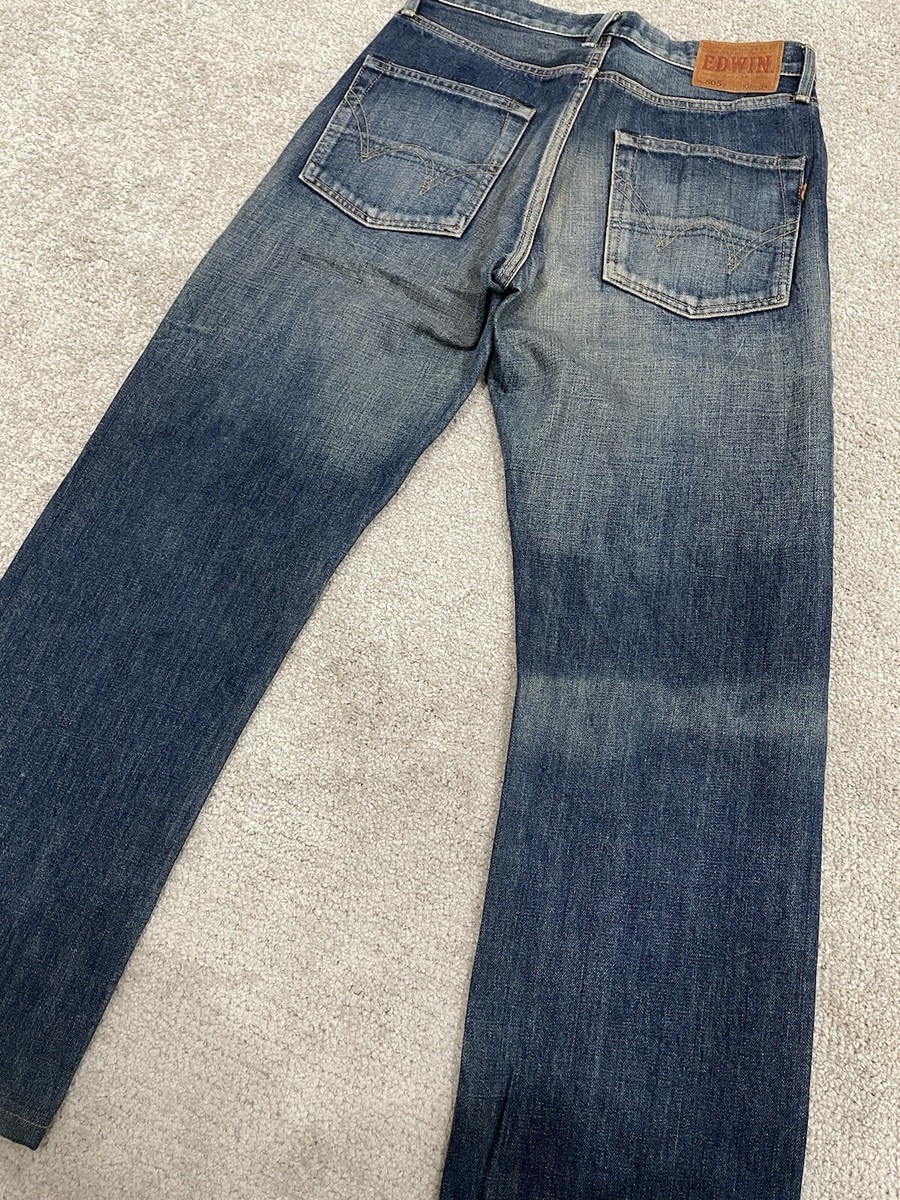 Vintage Edwin 505zx Selvedge Redline Rusty (24-120) | eBay
