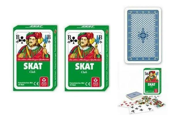 ASS ALTENBURGER 2x Skatkarten Original Altenburger Spielkarten ASS - Französisches Bild