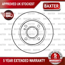 Fits Ford Fiesta 2008- Ka 2016- Baxter Front 1x Brake Disc 8V511125AD