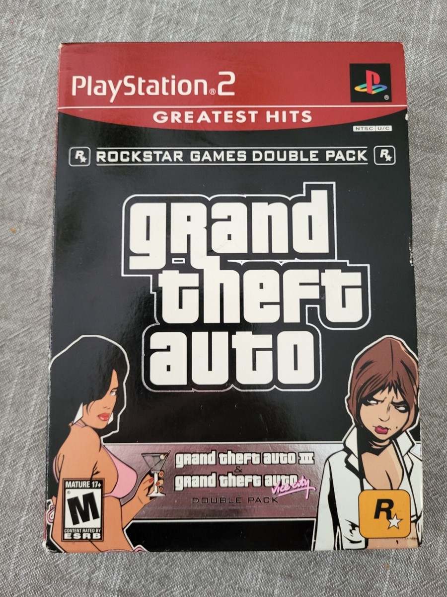 Grand Theft Auto Double Pack: GTA III & GTA: Vice City NEW Sealed