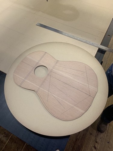 Gitarrenbauradius Geschirr Gitarrenbauer Werkzeuge & Vorrichtungen 15 Fuß Radius Schale/Scheibe - Bild 5 von 9