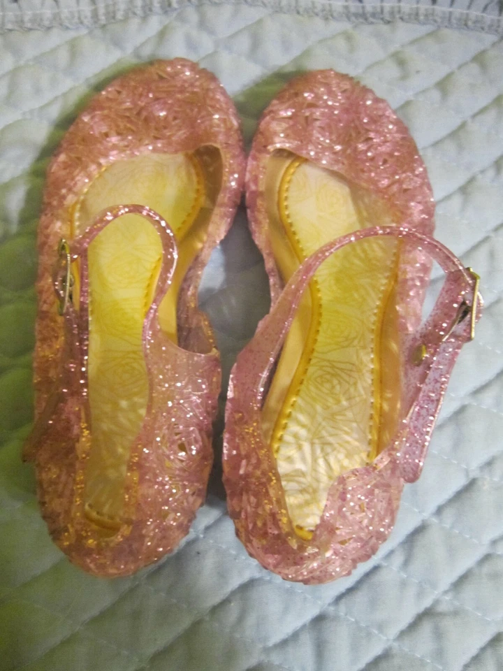Unbranded Little Girl's Jelly Mary Jane Shoes Pink Size 4 - Image 4 of 4
