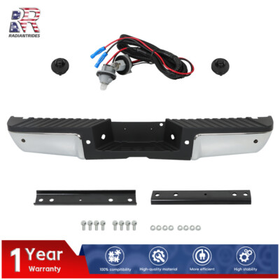 For 2008 2009-2016 Ford F-250 F350 Super Duty Rear Step Bumper W/ Sensor Hole