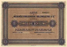 Dolna Austriacka Przemysł Drzewny AG 1928 Wiedeń Pöchlarn Gutenbrunn Persenbeug