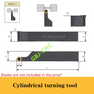 CK-CNC SRACR SRACL 1616 2020 2525 H06 08 K10 K12 Cylindrical turning tool R3 R5 (screw)