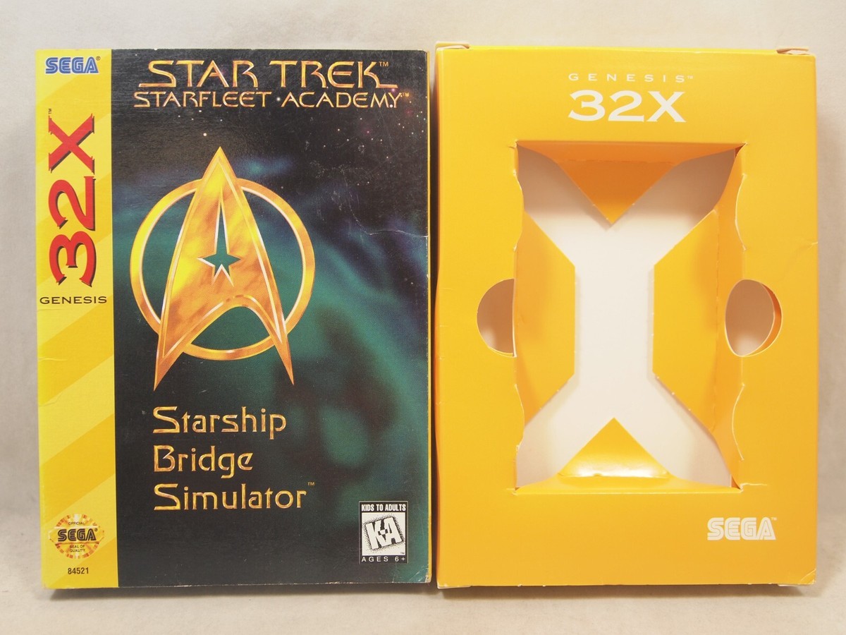 Star Trek: Starfleet Academy (SEGA Genesis 32X) Authentic Complete