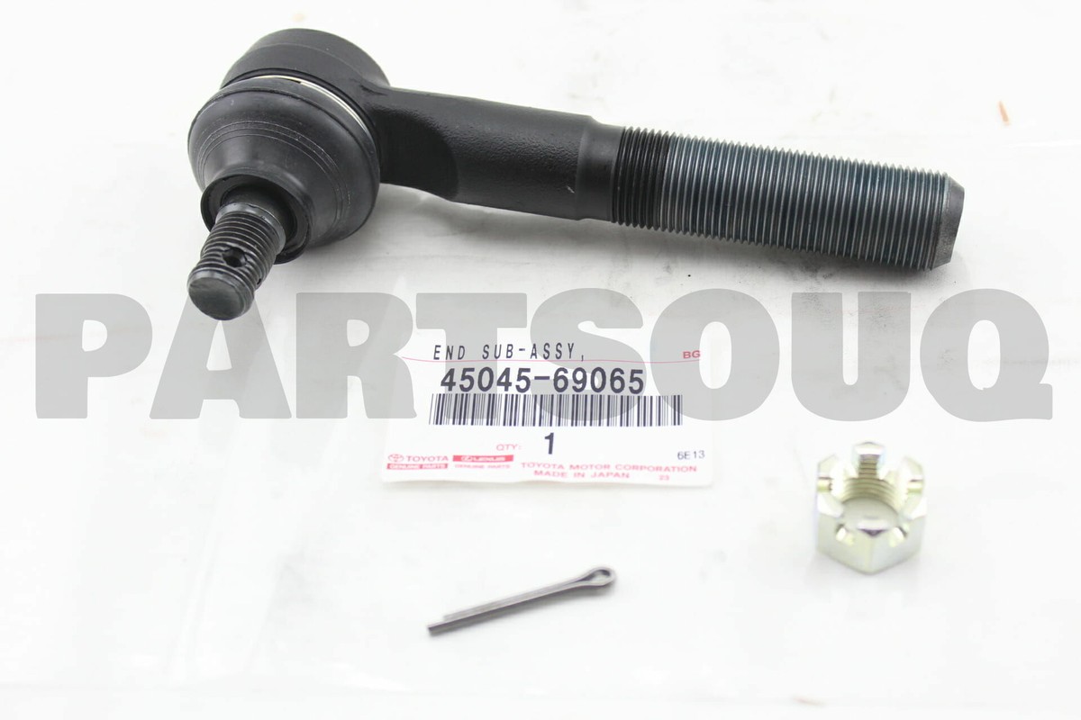 4504569065 Genuine Toyota END SUB-ASSY, STEERING RELAY ROD, RH/LH