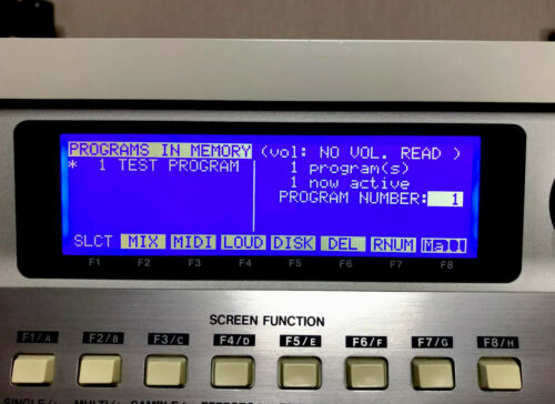 AKAI S1000 S1100 S3000 S3200 XL DD1000 LED SCREEN LCD Display NEW!ONLY FEW LEFT! - 第 1/9 張圖片