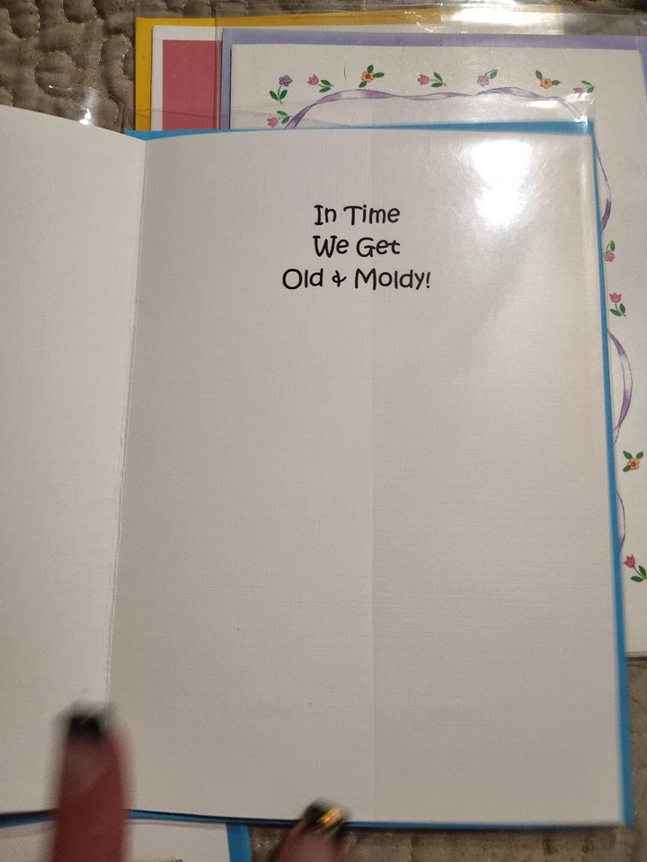 LOT OF 4 GREETING CARDS•  BIRTHDAY• AGING• INSPIRATIONAL• ANNIVERSARY  - Image 4 of 4