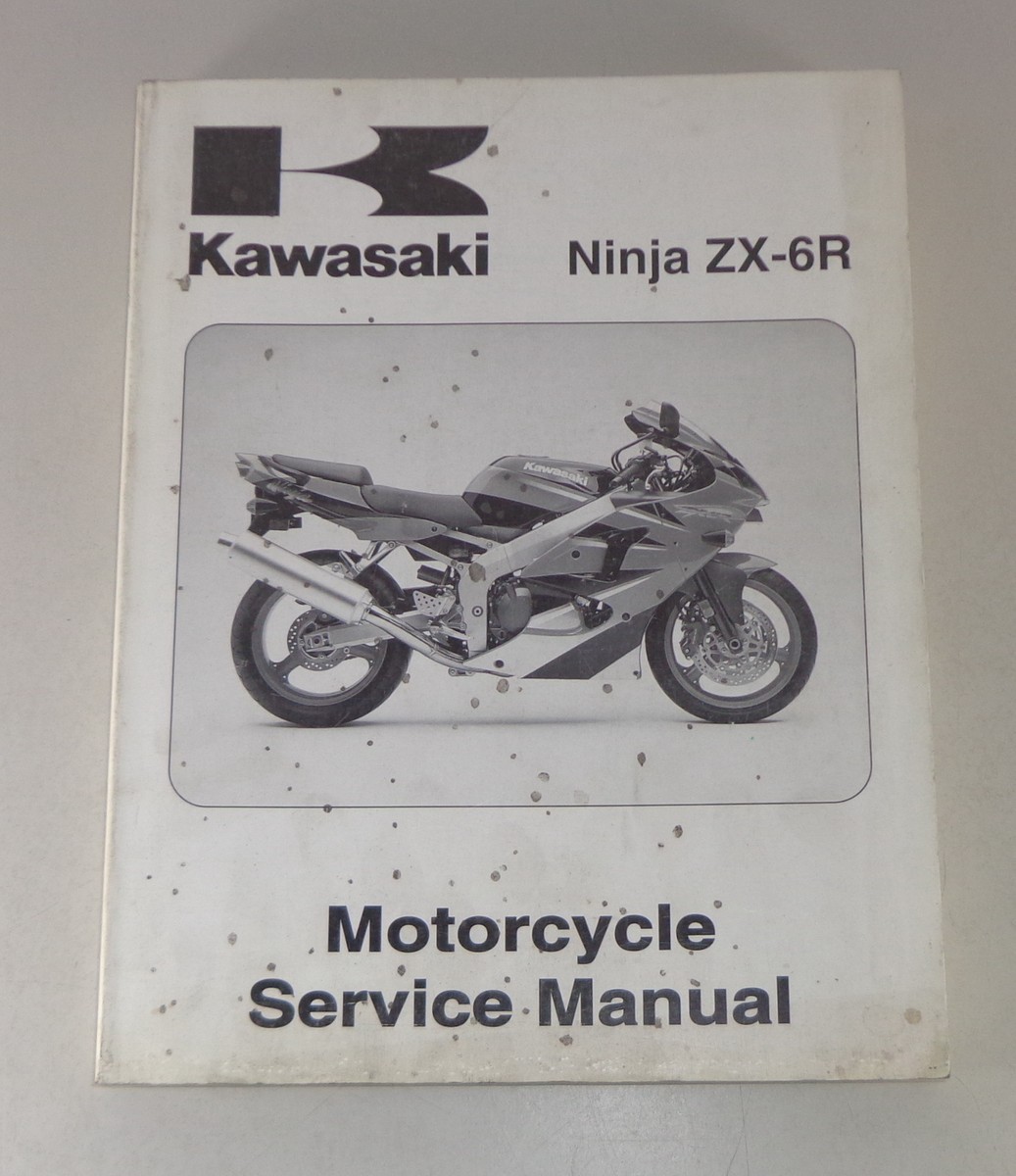 ⭐️ Workshop Manual Kawasaki Ninja ZX-6 R, From 1999 | eBay