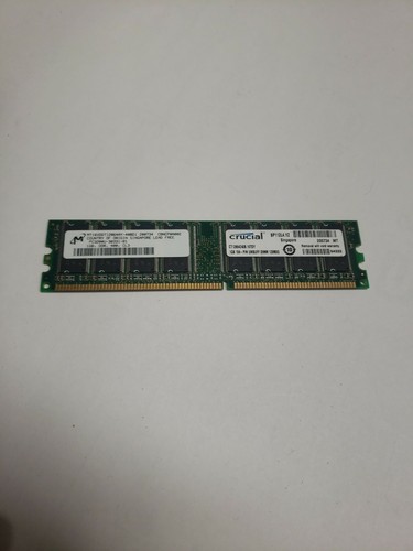 Micron crucial memory 1GB 184p PC3200 CL3 16c 64x8 DDR400 2Rx8 2.5V UDIMM - Picture 5 of 5