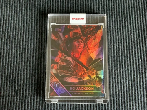 2021 TOPPS PROJECT 70 #674 BO JACKSON / MIKAEL B  *FOIL #11/70 ENCASED*  ROYALS