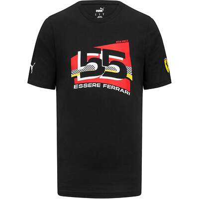 Ferrari Shirt 2023 Ferrari Carlos Sainz Driver Tee (Red Formula